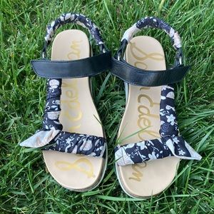 Sam Edelman Women's White Bottom Sandal 9.5